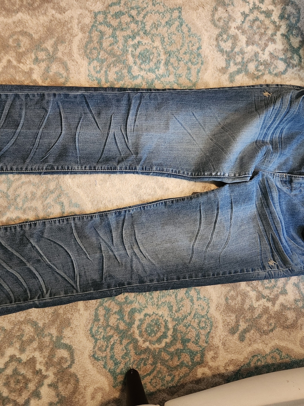 Apple Bottoms Women's Straight Leg Jeans in Blue